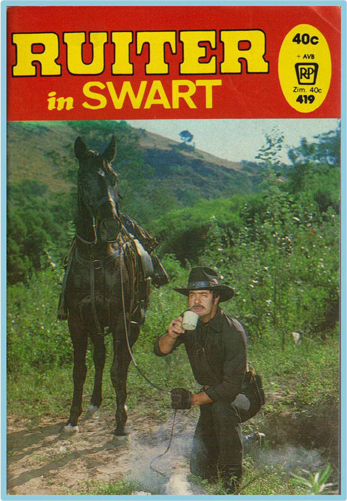 Ruiter in Swart